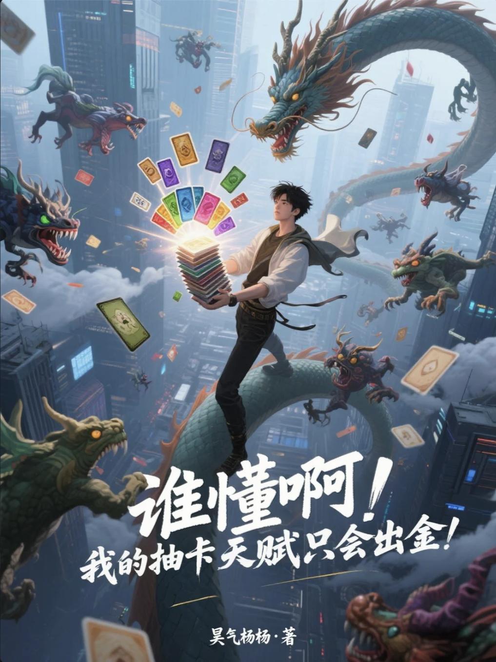 谁懂啊！我的抽卡天赋只会出金！封面